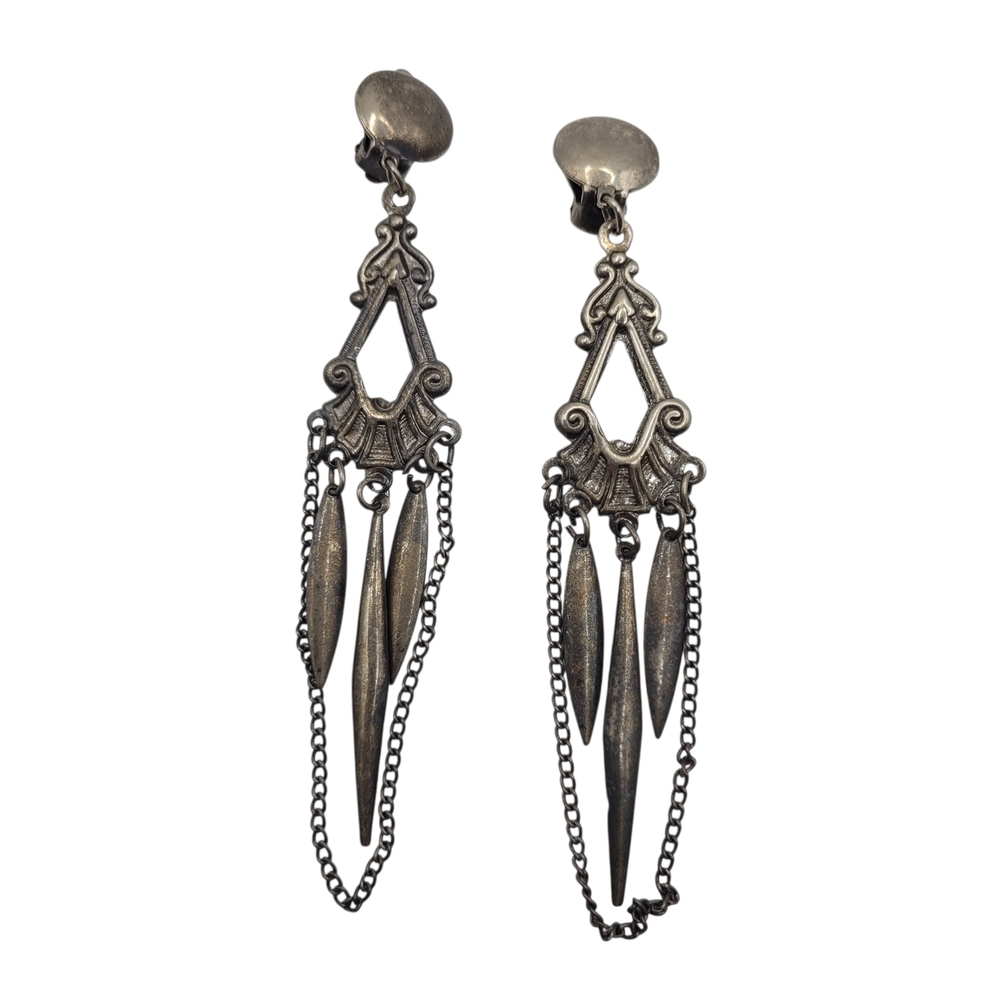Vintage Silver Dangle Earrings
